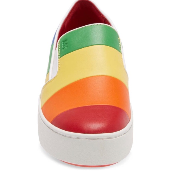 MICHAEL KORS Rainbow Slip On Sneakers - Picture 5 of 5